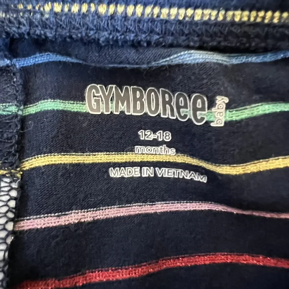 Gymboree Navy Striped Outfit